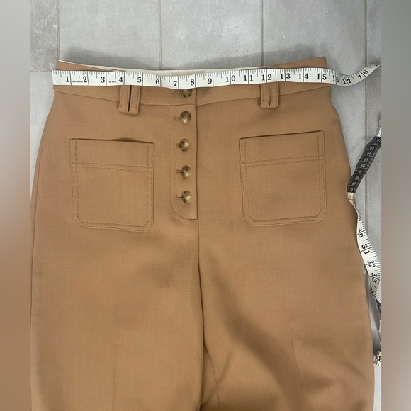 Sezane Chuck Trousers Camel Size US 8/ FR 40 - Picture 8 of 9